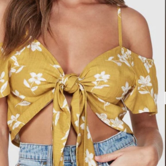 Billabong Sincerely Jules Life On Hold Size S Halter Top - Picture 1 of 9